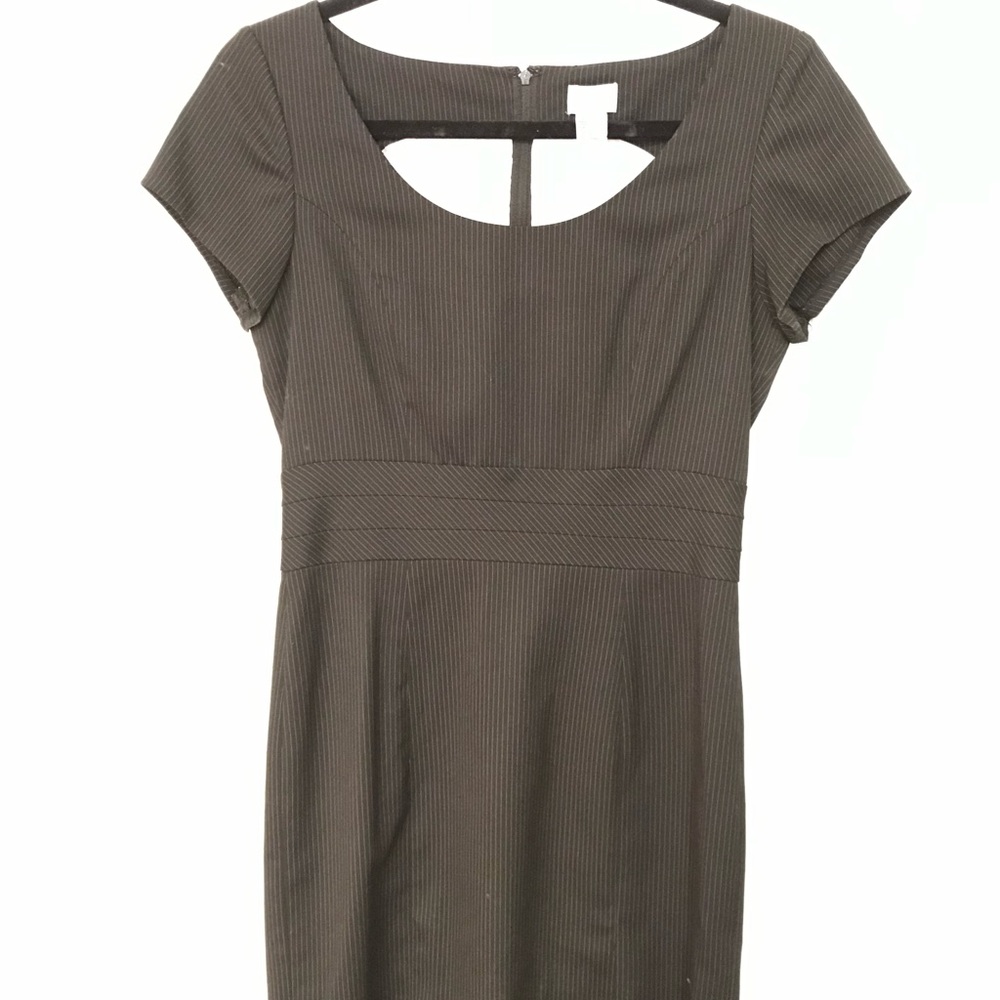 H&M Pinstripe Pencil Dress